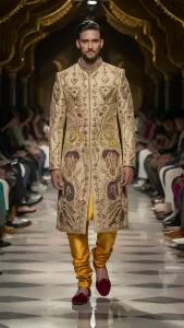 "Regal Sophistication: Sherwanis and Bandhgalas for Grand Celebrations"